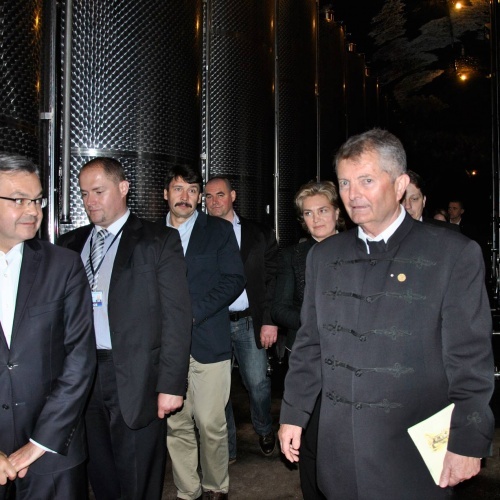The President of Polish Republic and the President of Hungarian Republic in Thummerer Winery