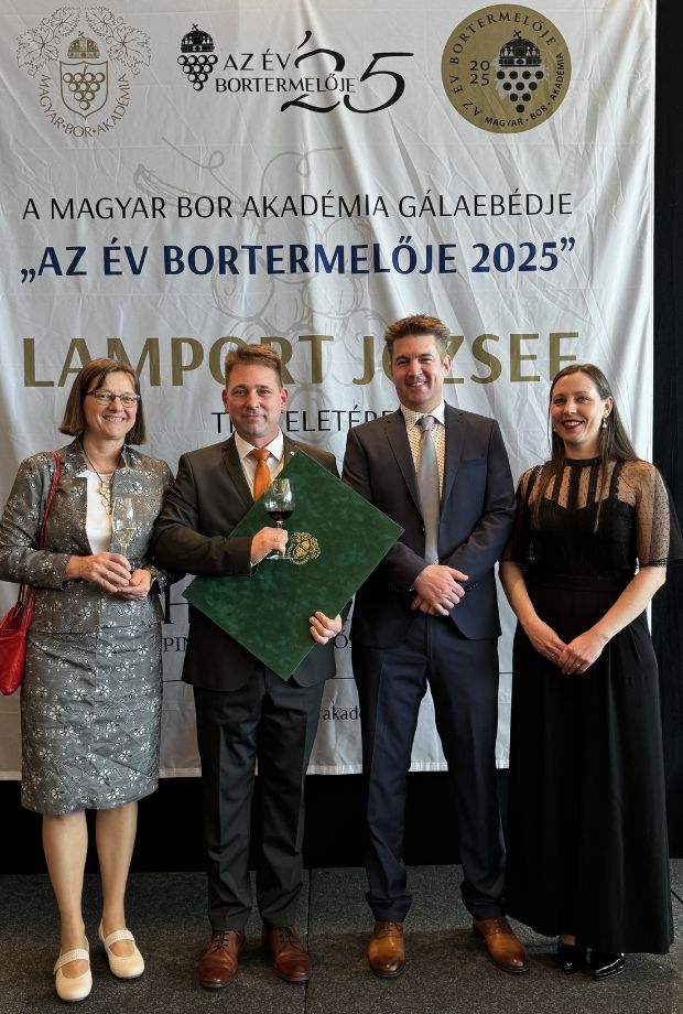 Duplázott a Thummerer Pincészet! Lamport József az Év Bortermelője Magyarországon 2025-ben!